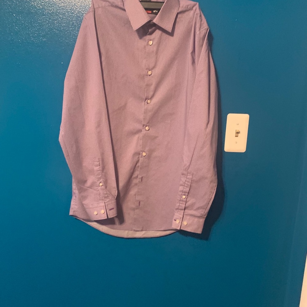 Men’s J Ferrar purple dress shirt - Picture 7 of 9